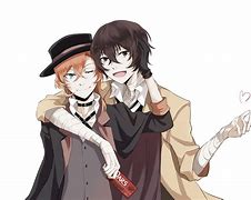 Image result for BSD Dazai X Chuuya Kiss