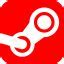 Image result for Red Steam Icon