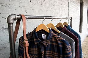 Image result for Black Pipe Clothes Rack