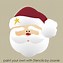 Image result for Santa Face Stencil