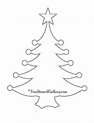 Image result for Xmas Tree Stencil