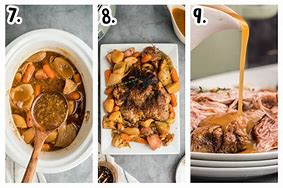 Image result for Slow Cooker Pork Roast and Gravy