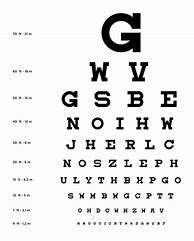 Image result for Printable Eye Chart Vision Test