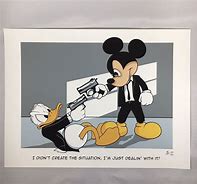 Image result for Mickey Mouse and Goofy Gun