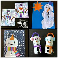 Image result for Preschool Winter Snowman Crafts