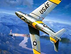 Image result for F-86 Shooting Down MiG-15 Wallpaper