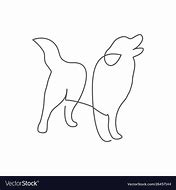 Image result for Dog Sign Language Line Drawing