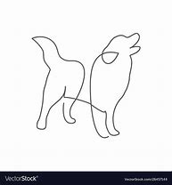 Image result for Dog Line Drawing