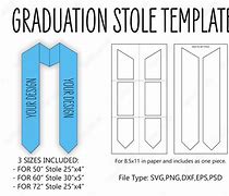 Image result for Graduation Stole Template