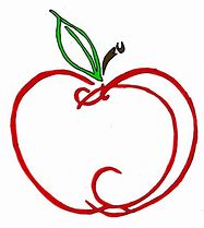 Image result for Red Apple Outline