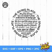 Image result for Giving Plate SVG