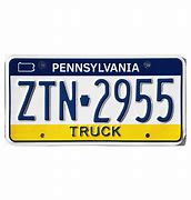 Image result for Pennsylvania License Plate