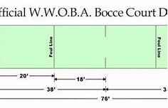 Image result for Bocce Ball Court Diagram