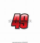 Image result for 49 Number Red and White