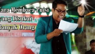 Image result for Orang Membaca Puisi