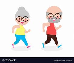 Image result for Old Lady Running Cartoon