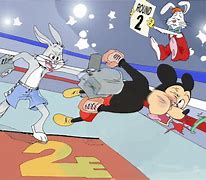 Image result for Eddie Valiant Mickey Mouse and Bugs Bunny