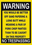 Image result for No Way Sign Funny