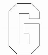 Image result for Letter G Cut Out