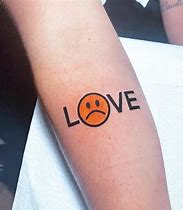 Image result for Smiley Face and Sad Face Tattoo