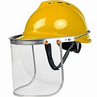 Image result for Safety Helmet with Face Shield