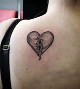 Image result for Broken Heart Black Rose Tattoo