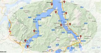 Image result for Bellagio Lake Como Map