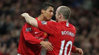 Image result for Rooney Tackling Ronaldo