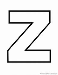 Image result for Letter Z Template