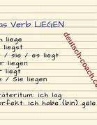 Image result for Liegen Beispiel