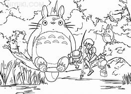 Image result for Tranh Totoro