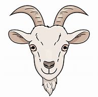 Image result for Cartoon Goat Head Drawing