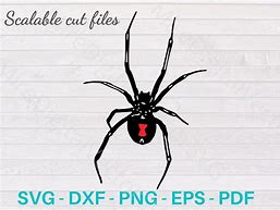 Image result for Black Widow Spider SVG Free