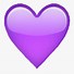 Image result for Dark Purple Heart Emoji