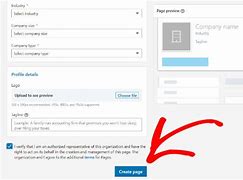 Image result for LinkedIn Page. Create