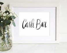 Image result for Cash Bar Sign Clip Art