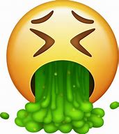 Image result for Throw Up Emoji