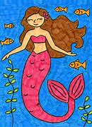 Image result for Sketsa Mermaid