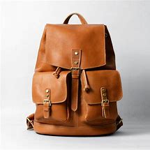 Image result for Leather Travel Backpack