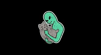 Image result for Alien Petting Alien Cat