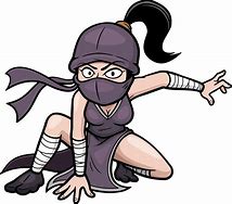 Image result for Female Ninja Clip Art