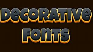 Image result for Decorative Font Logos