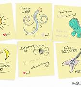 Image result for Cute Things to Do with Sticky Notes