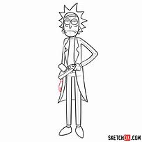 Image result for Rick and Morty Drawing