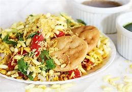 Image result for Fast Food Related Background with Sev Puri