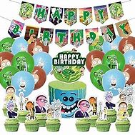 Image result for Rick and Morty Party Supplies