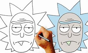 Image result for Rick and Morty Characters Line Art