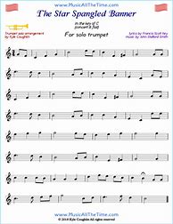 Image result for Trumpet Sheet Music