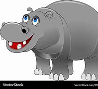 Image result for Vector Illustration Cartoon Hippo