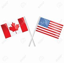 Image result for American Canadian Flag Poster